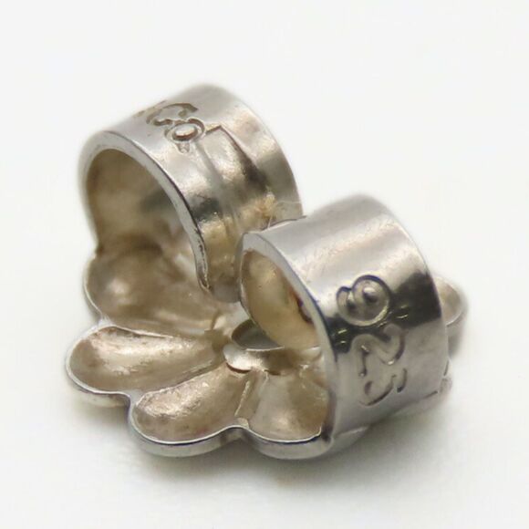 TIFFANY Silver Heart Earrings - Picture 7 of 9